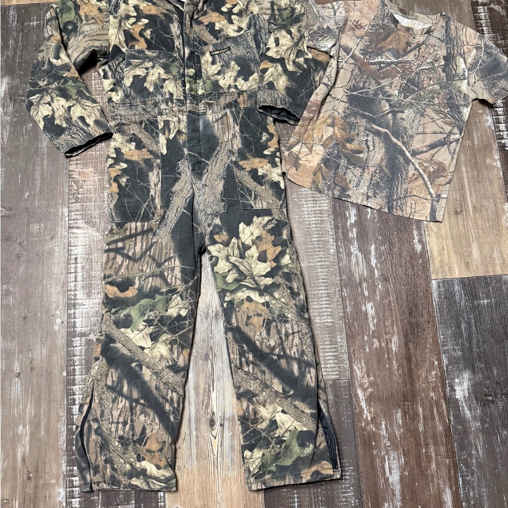 Boys Camouflage Coveralls and Top Set- Commander sportsman